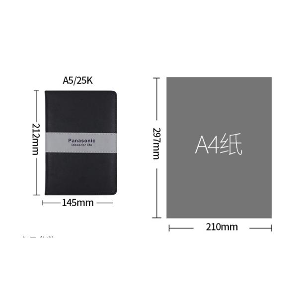Подарочный комплект твердое покрытие кожи A5 обтянутый дневник писания толстый классический рулевой блокнот с ручкой