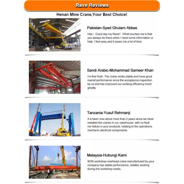 2T 3T 5T LDY Model Single Beam Crane Mainly Used Steel Factory