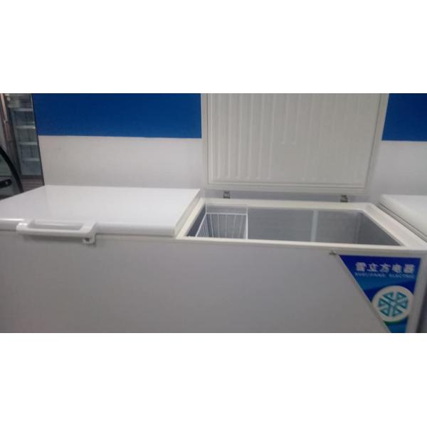Top Open Commercial Deep Chest Freezer 220V Stainless Steel