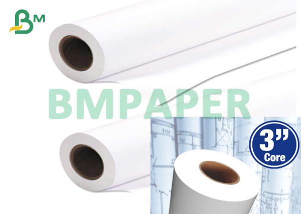× de 36 polegadas 150 pés de plotador de 20# CAD que imprime o papel bond com um núcleo de 3 polegadas