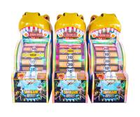 Máquina de juego afortunada del rescate de la lotería del boleto de la rueda del dinosaurio de la arcada