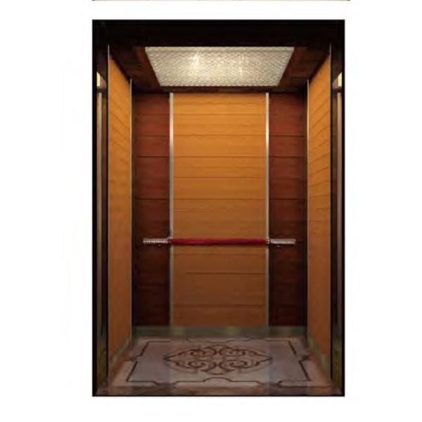 Украшение кабины лифтов зеркала золота жилое для подъема пассажира