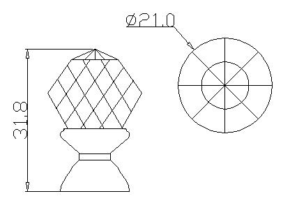 Glass Diamond Furniture Handles And Knobs , Antique Furniture Hardware Cabinet Drawer Pulls