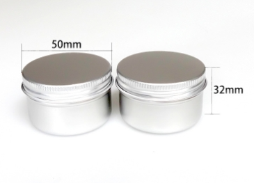 50 мл 50*32 Круглое натянутое алюминиевое ящик Крем для кожи Мазь травяная гипсовая таблетка чай уплотнитель маленькие банки