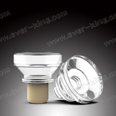 OEM Crystal Wholesale Glass Bottle Stopper feito sob encomenda com polímero