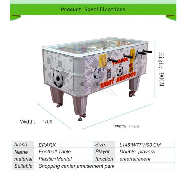 Coin Operated Soccer Ball Simulation Indoor Soccer Arcade Machine Electric Football  Table