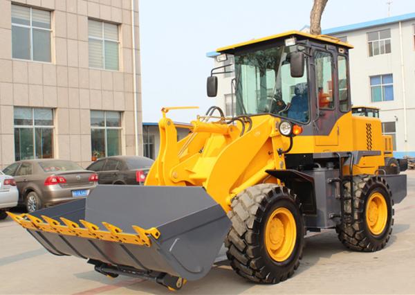 2.5 ton yellow color hydraulic wheel loader for sale