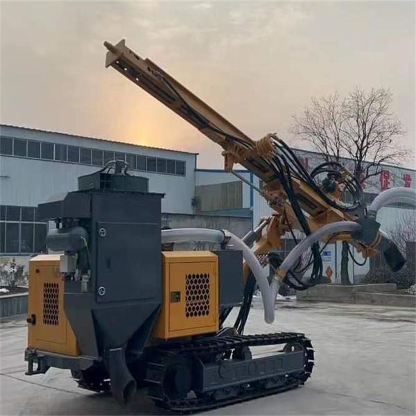 Rock Drilling Pneumatic DTH Drilling Rig Dia 100-150mm Drill Hole with AC Motor