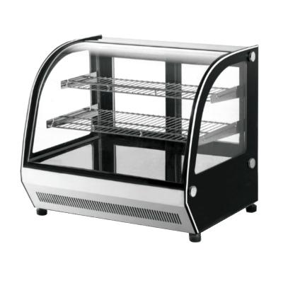 48 polegadas curvaram a vitrina refrigerada de vidro da padaria da bancada
