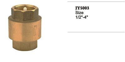 Vertical Forged 1 Inch Check Valve Brass INOJY5000 Series 1/2inch - 4inch Brass Check Valve