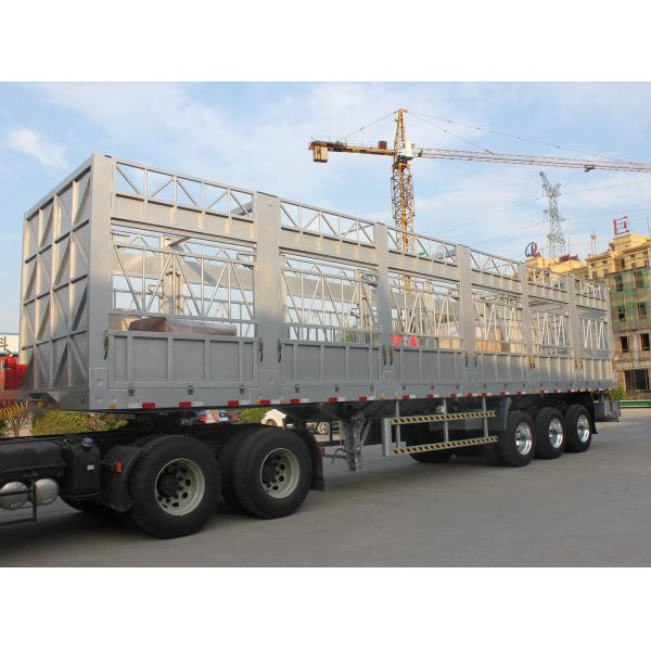 3-осевой 40T Животноводческий забор грузовой прицеп Животноводческий мини полуприцеп для фермы