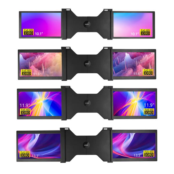 Толщина монитора 9mm ноутбука 1080P HDR USB c 13,3» портативная