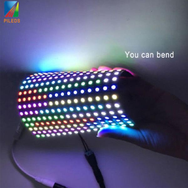 Гибкие адресные светодиодные матричные панели 5050 SMD WS2812B 16x16