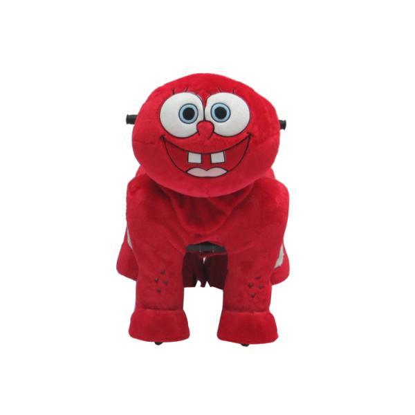 Manufacturers wholesale plush electric toy car / stuffed animal toy car / playground rides