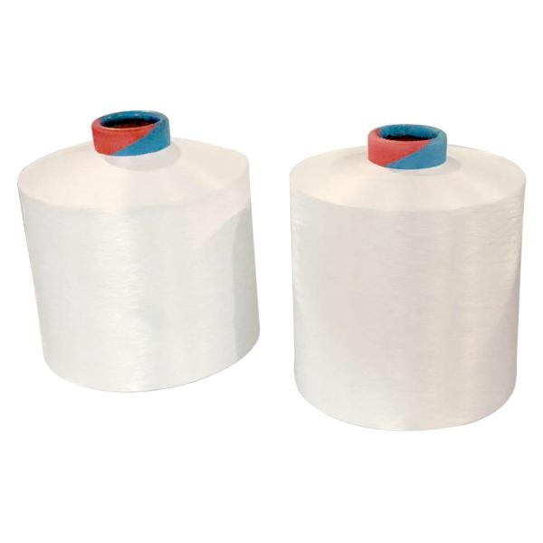 150D/48F Dope Dyed Colors Red Blue White Black Grey DTY 100% Polyester Yarn For Knitting Weaving