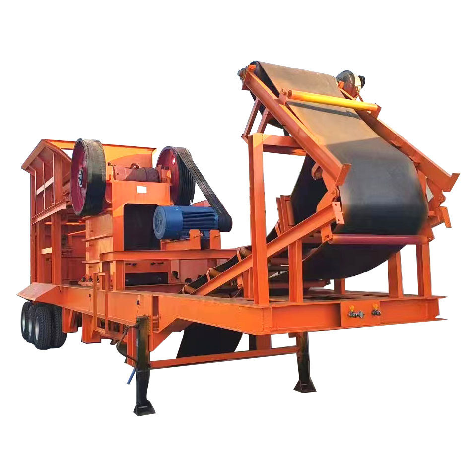 Customization Mobile Jaw Crusher Plant Manufacture for Global Markets at Reasonable