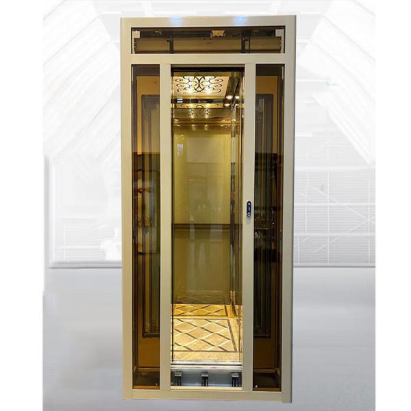 Automatic-Door Gearless Traction Elevator for Residences