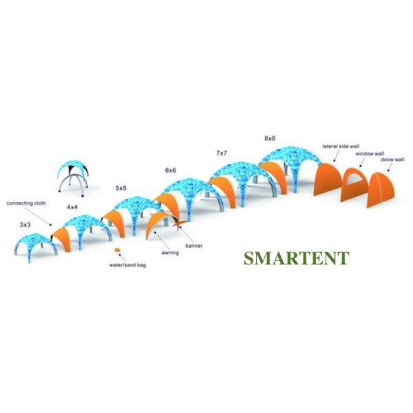 Легкая портативная Оксфордская надувная палатка TPU X 5MX5M