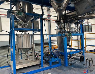 Huile liquide dosant le système de mélange avec le réservoir pré de mélange