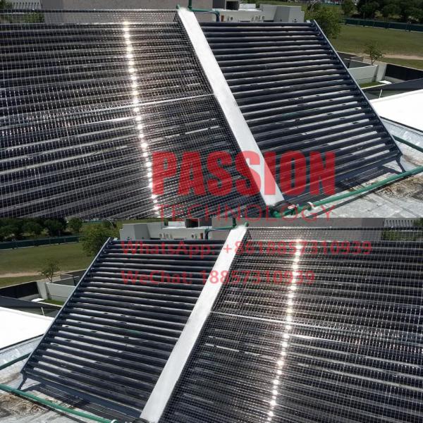 Flat Roof Vacuum Tube Solar Collector Low Pressure Pool Solar Water Heater