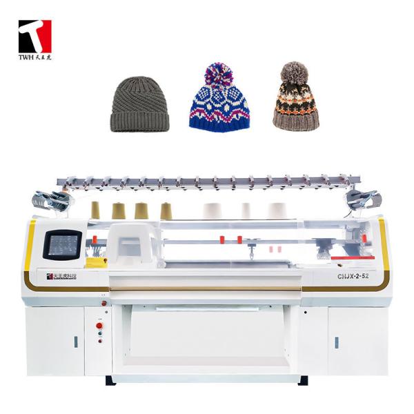 80'' Hat Knitting Machine , 1.2m/s Fully Computerized Flat Knitting Machine
