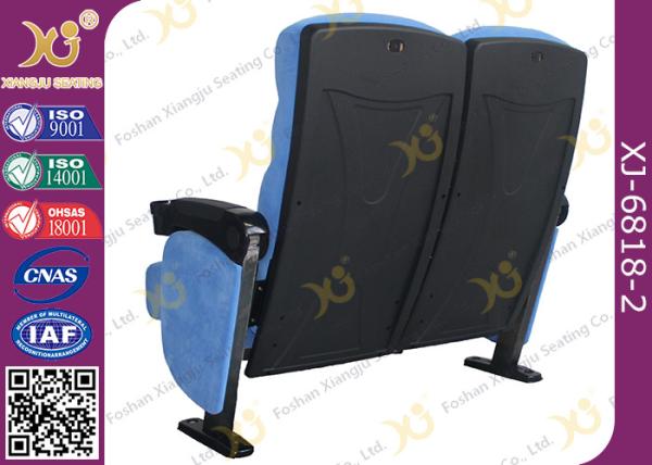 Double Seat Two Seater Cinema Theatre Seating Chairs With Plastic Cover For Couple