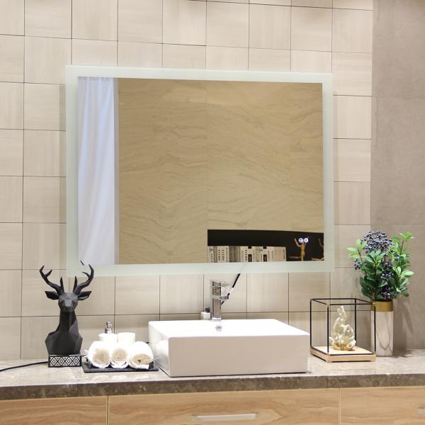 прямоугольное зеркало с датчиком движения и цветовой температурой 2700K/3000K/4000K/6000K