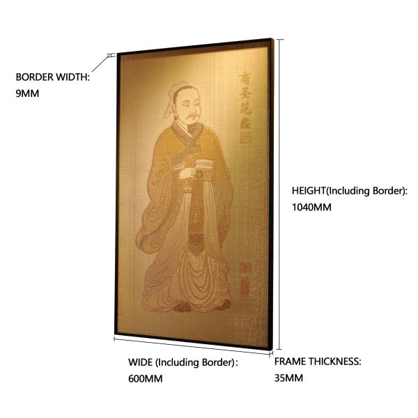 Custom Light & Shadow Metal Mesh Wall Art Portrait Decorative Panel