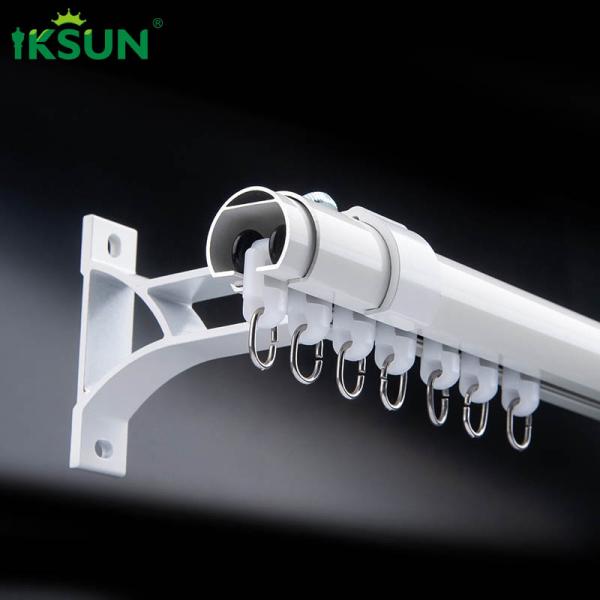 ODM Aluminium Curtain Rod , Telescopic Curtain Pole With Electrophoresis Treatment