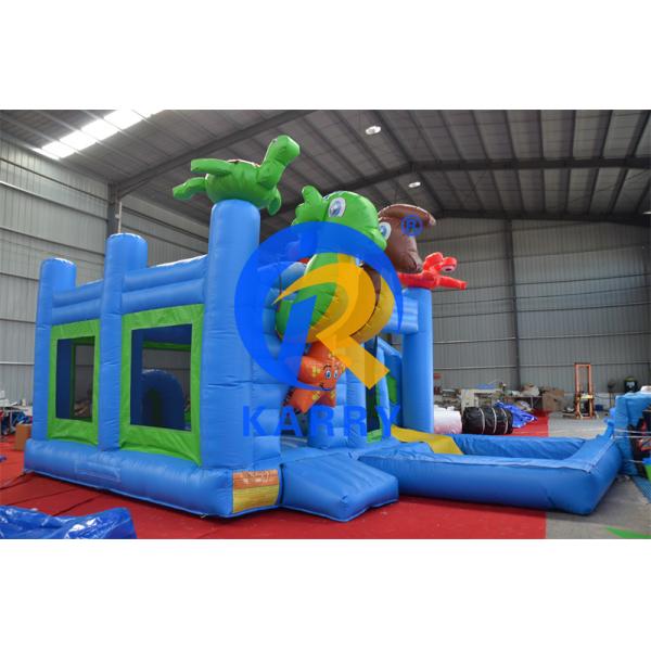 2024 16ft Jumping Inflatable Castle Slide Combo with Pool/Inflatable Bouncer Castle