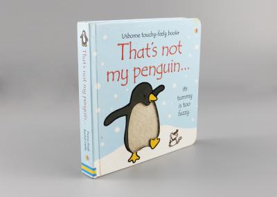 Livros personalizados capa dura da placa, placa multicolorido do cinza do livro da placa do bebê