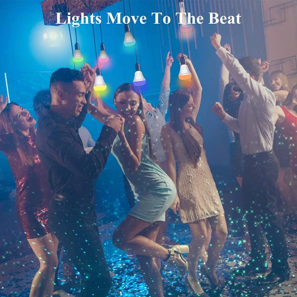 Умная электрическая лампочка приведенная E26 E27 цвета Bluetooth изменяя для домашнего света