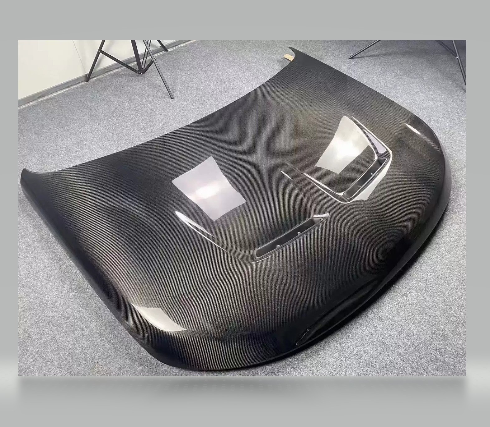 land rover Carbon Black Range Rover Sport SVR Cover Carbon Fiber Hole Hood Engine Cover