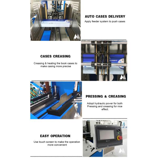 Réglage automatique de la taille du livre en couverture dure