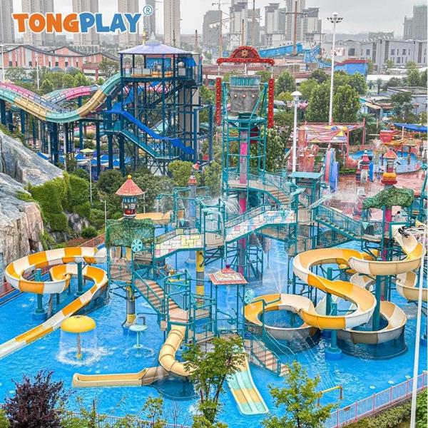 Commercial Splash Pad Equipment Fiberglass Water Splash Playground