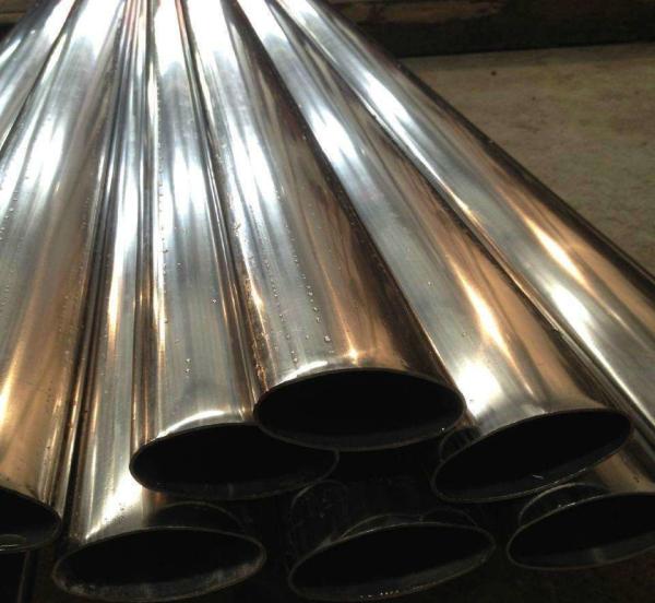 Customized Elliptical Steel Pipe 3m - 12m Governor Black / Galvanized Surface