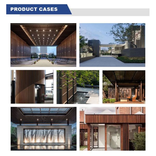 Exterior Panel Wpc Wall Panel Wood Plastic Modern Design Board Outside Outdoor Composite Wpc 3D Panel Exterior Wall Cladding