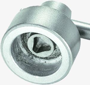 3103 Male x Flex. Female Threaded Brass Water Meter Ball Valve Magnetic Lockable with Dust Proof Cover for Leadseal