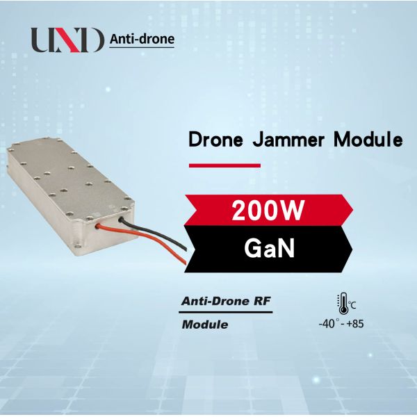 UND UND-150-200W 1170-1280MHz 150W-200W PA GaN Module Anti Drone Counter for DJI Mavic & FPV Wireless RF Modules 24-36V