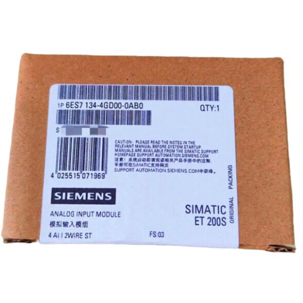 SIEMENS 6ES7134-4GD00-0AB0 SIMATIC DP, ELECTRONICS MODULE ET 200S 4AI STANDARD I-2-WIRE, 4-20 MA; 13 BIT, 15 MM WIDTH