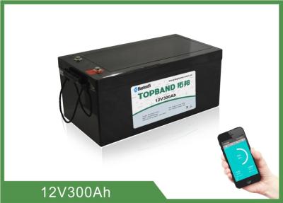 Bateria de armazenamento home 12V300Ah da energia, 150 ~ 200A descarga, 4pcs em série para 48V