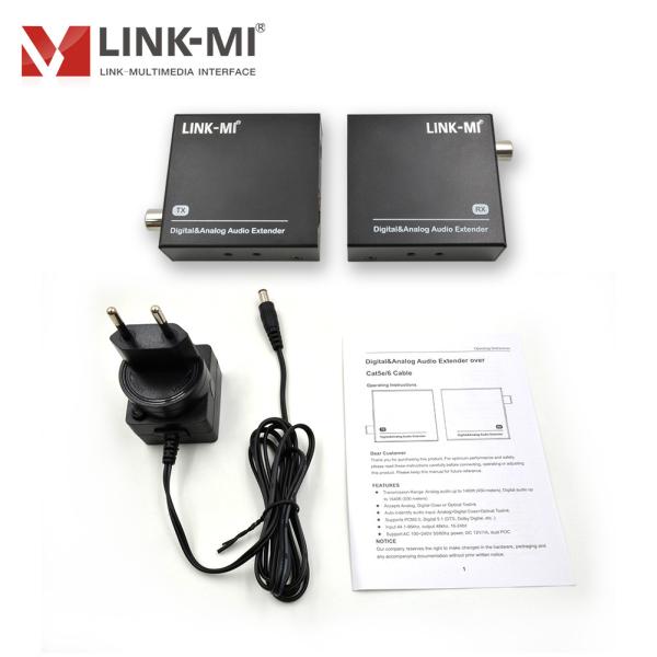 Hdmi Audio Extractor / Audio Extender with 5V Power Supply 18 Gbps Bandwidth and