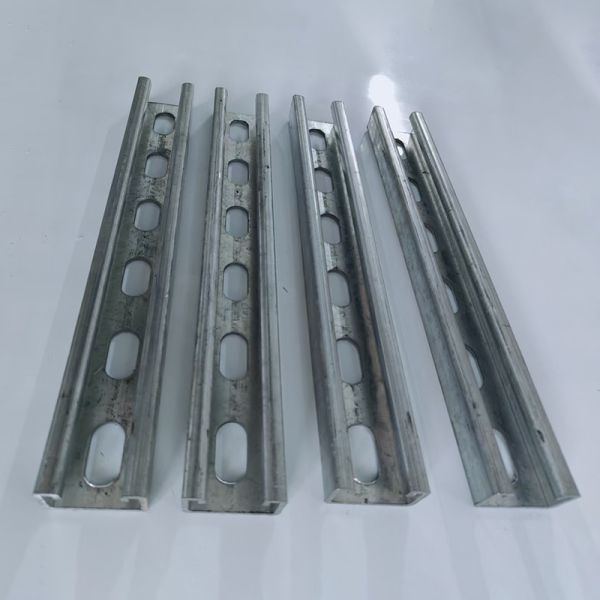 Custom Drilled Slotted Strut Channel For Quick Installation In HVAC System