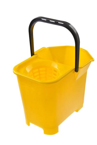Heavy Duty Buckets And Pails Plastic Wringer Mop Bucket For Hotels Hospitals