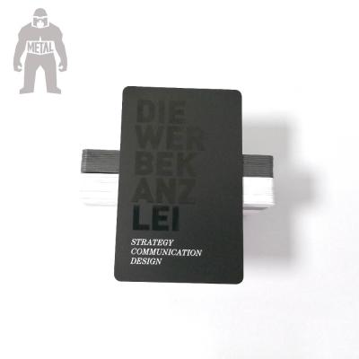Cartão de sócio plástico personalizado 85.5x54x0.76mm do PVC do preto de Matt