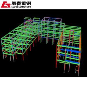Multi Layer Prefab Steel Structure Building Windproof Customized