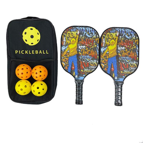 Gym Pickleball Racket EVA Carbon Custom Printed Pickleball Paddles