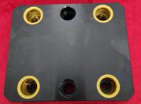 Fixação de 5 eixos de alumínio 96mm 0,005mm Braçadeira de troca rápida 22KN