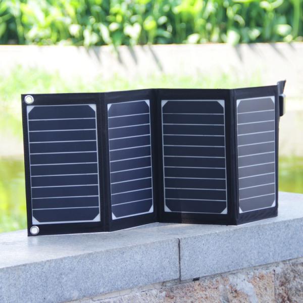 Dual USB Charger 20W Foldable Solar Panel Bag Fold Away Solar Panels Lightweight
