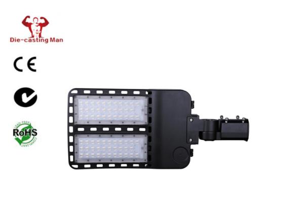 150-300 Watt LED Street Light Fixtures PC Lens With Adjustable Bracket ADC03 Aluminium Material